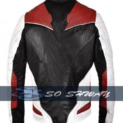 Avengers Endgame Faux Leather Jacket Quantum Realm..